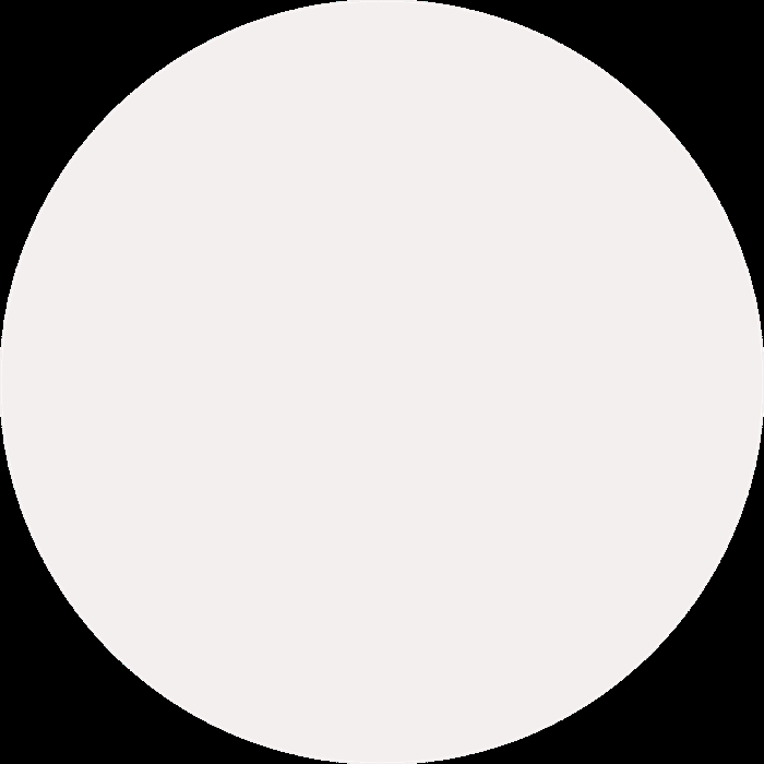 Glacier White Corian Rond 12 mm