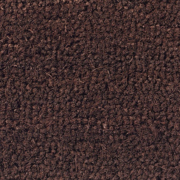 Tapis coco terracotta sur mesure