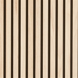 Panneau acoustique - Placage chêne huilé blanc 60 x 240 cm