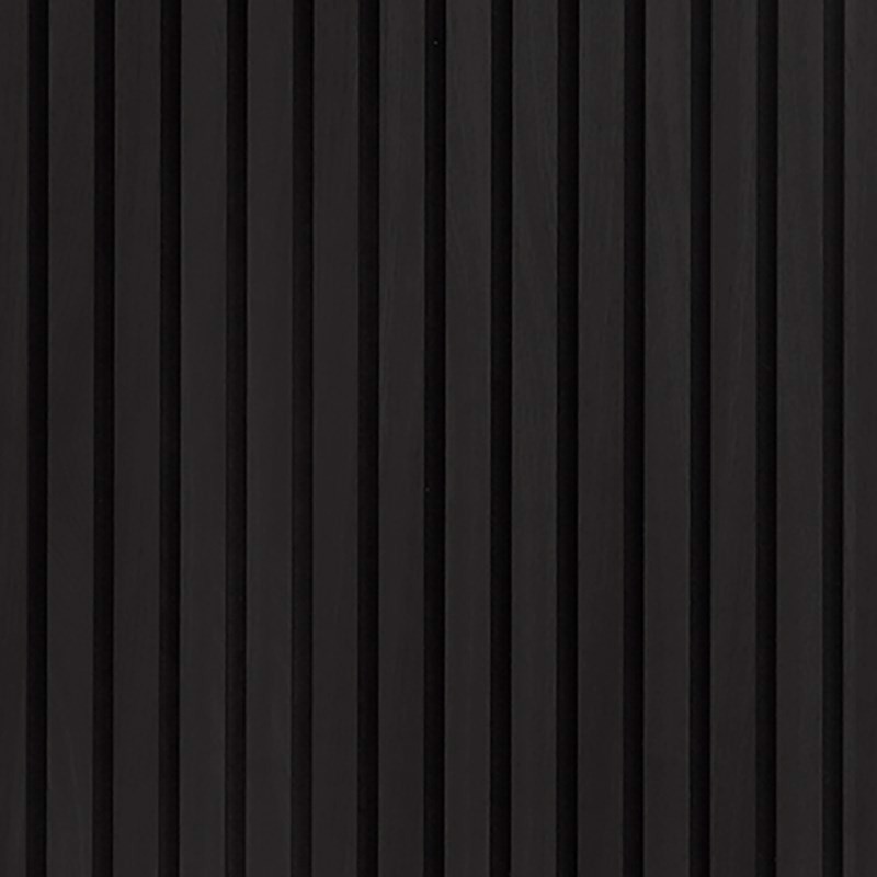 Panneau acoustique - Placage chêne fumé huilé noir 60 x 240 cm