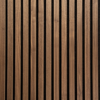 Panneau acoustique ignifuge - Placage chêne fumé 60 x 240 cm