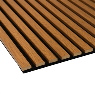 Panneau Acoustique Mélamine - Mélamine Chêne Brun 60 x 240 cm