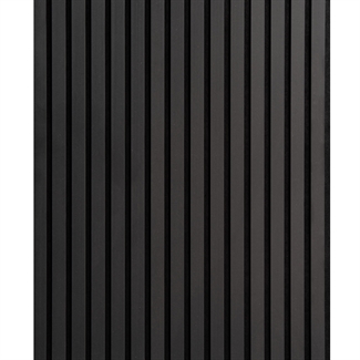 Panneau acoustique MDF - MDF noir non traité 60 x 240 cm