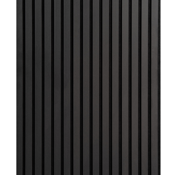 Panneau acoustique MDF - MDF noir non traité 60 x 240 cm