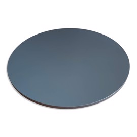 Laminé compact rond 13 mm anthracite avec fond noire 3155