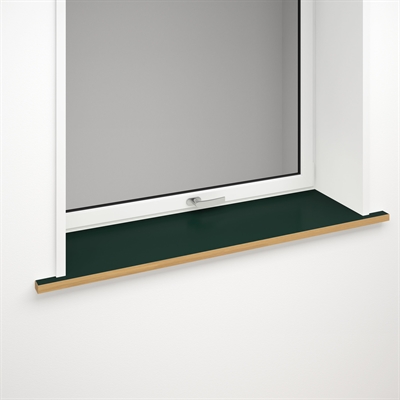 Appui de fenêtre linoléum vert foncé avec bord avant optionnel | Conifer 4174