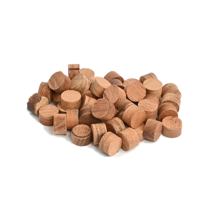 Ø15 Bouchons en bois jatoba 200 pièces