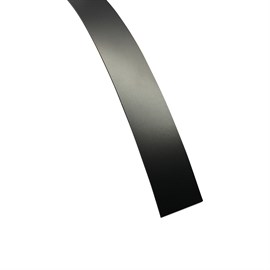 Bordure lisse noire avec adhésif 22 mm