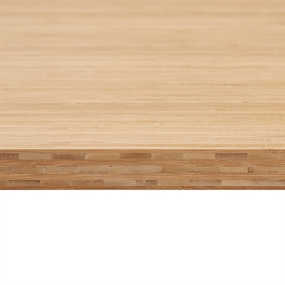 30 mm plan de travail massif en bambou carbonisé sur mesure