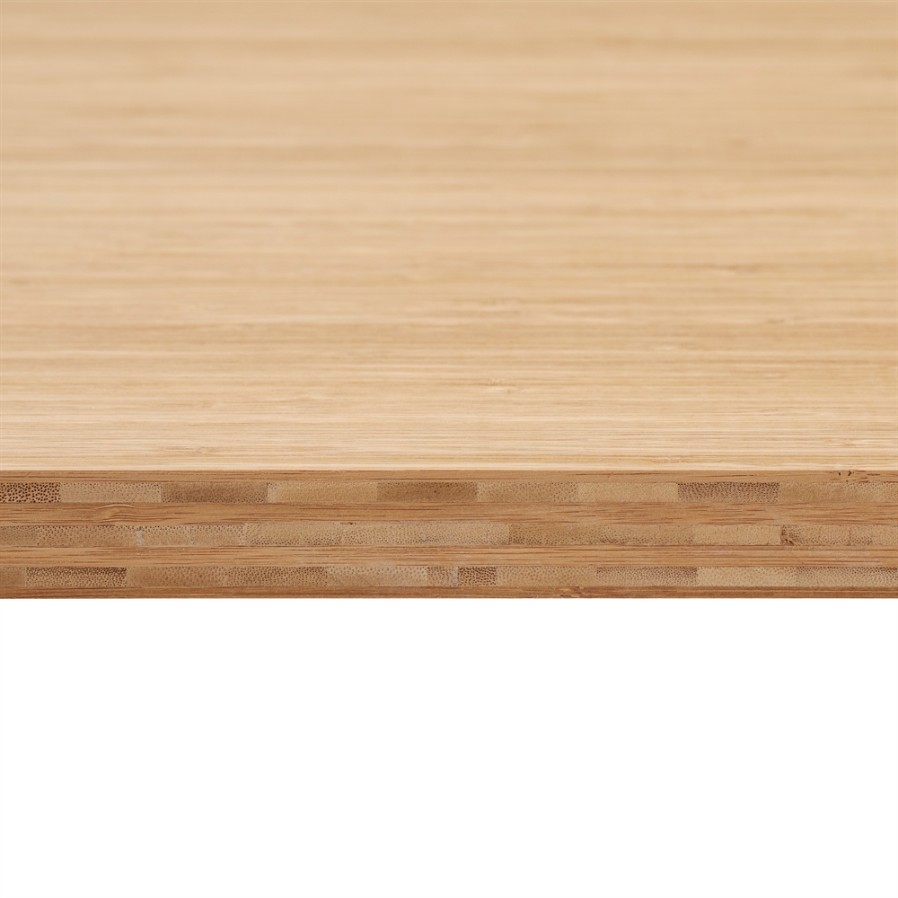 30 mm plan de travail massif en bambou carbonisé sur mesure