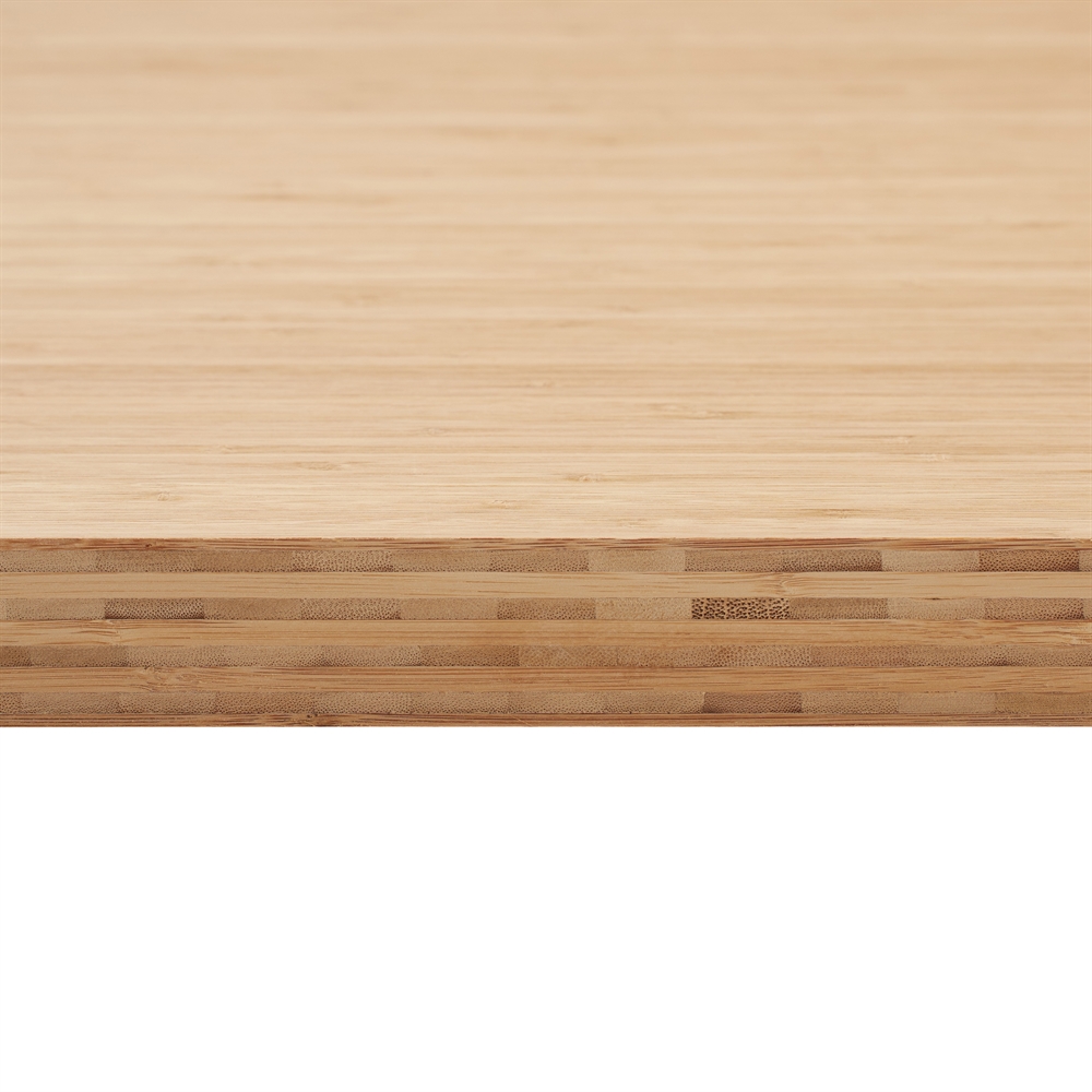 40 mm plan de travail massif en bambou carbonisé sur mesure