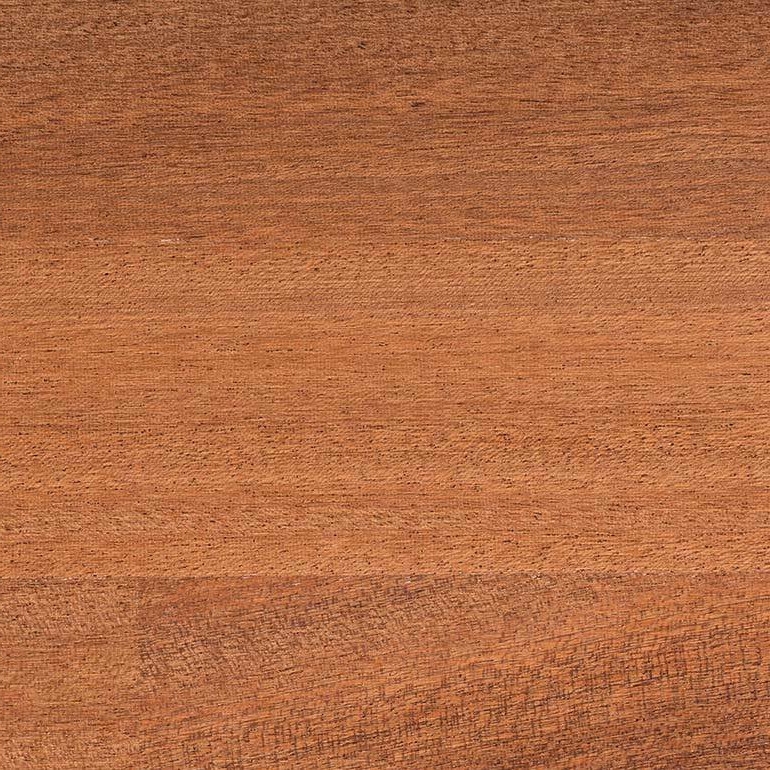 Plan de travail massif en acajou sapele sur mesure